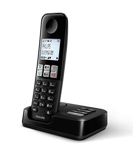 Philips D255 Schnurlostelefon - DECT - 1,8 Zoll Display - Plug & Play - 16 Stunden Sprechzeit - 25 Min. Aufnahmezeit Philips D255 Schnurlostelefon - DECT - 1,8 Zoll Display - Plug & Play - 16 Stunden Sprechzeit - 25 Min. Aufnahmezeit von Philips