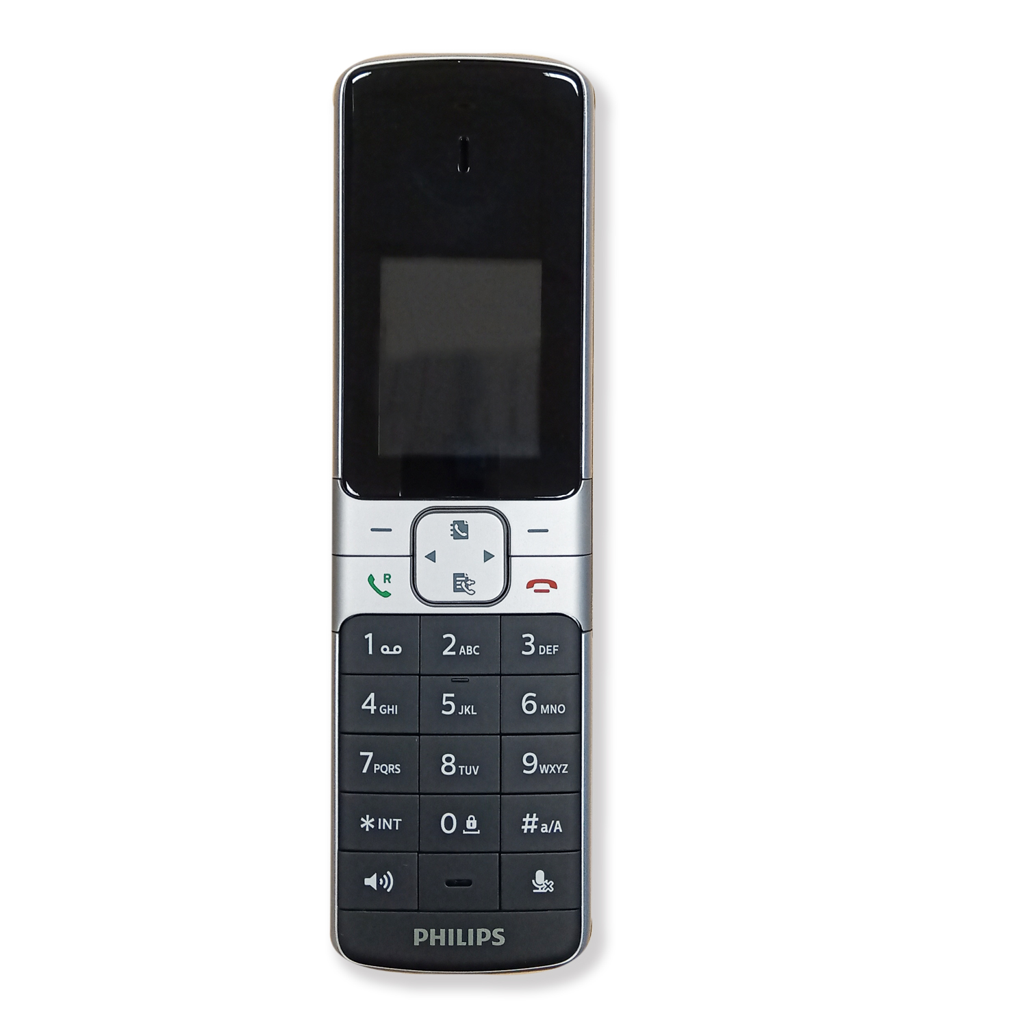 Philips D6351B/38 schnurloses Telefon mit Anrufbeantworter schwarz/silber von Philips