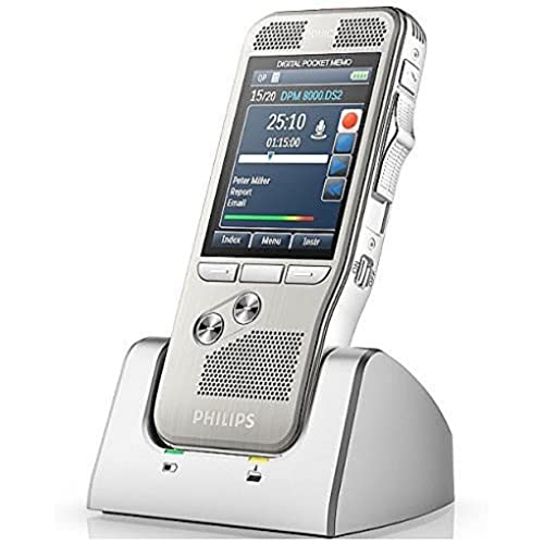 Philips DPM 8100 Pocket Memo Digitales Diktiergerät, Schiebeschalter von Philips