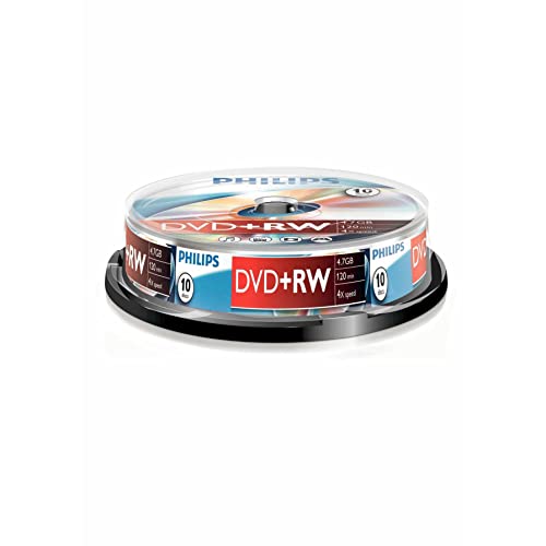 Philips DVD+RW Rohlinge 4.7GB 4X Data 10er Spindel von Philips