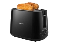 Philips Daily Collection Toaster mit 8 Einstellungsstufen und integriertem Brötchenaufsatz, 2 Scheibe(n), Schwarz, Kunststoff, Drehregler, China, 830 W Philips Daily Collection Toaster mit 8 Einstellungsstufen und integriertem Brötchenaufsatz, 2 Scheibe(n), Schwarz, Kunststoff, Drehregler, China, 830 W von Philips