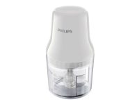 Philips Daily Collection HR1393/00 Zerkleinerer, 0,7 l, Transparent, Weiß, Kunststoff, 450 W, 220-240 V, 50 - 60 Hz von Philips