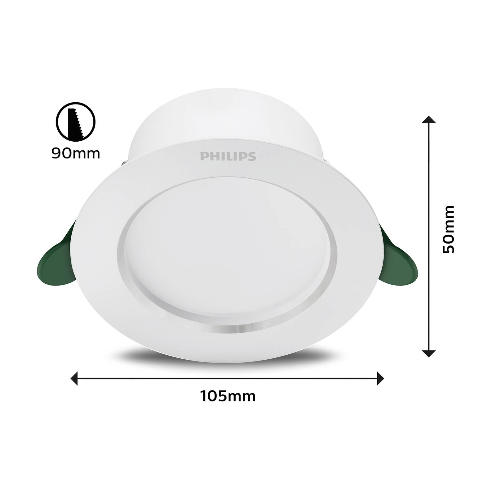 Philips Diamond Cut LED-Spot 10,5cm 400lm/2,2W 830 von Philips