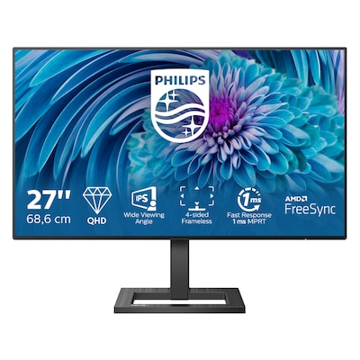 Philips E-Line 275E2FAE 68,6cm (27") QHD IPS Office Monitor 16:9 HDMI/DP 75Hz HV von Philips