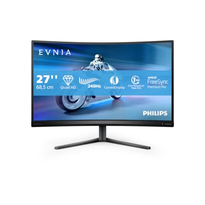 Philips Evnia 27M2C5500W 68,5cm (27") QHD Curved Gaiming Monitor 16:9 HDMI/DP/USB 240Hz von Philips