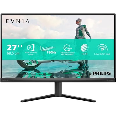 Philips Evnia 27M2N3500NL 68,6cm (27") QHD VA Gaming Monitor 16:9 HDMI/DP 180Hz 1ms Sync von Philips