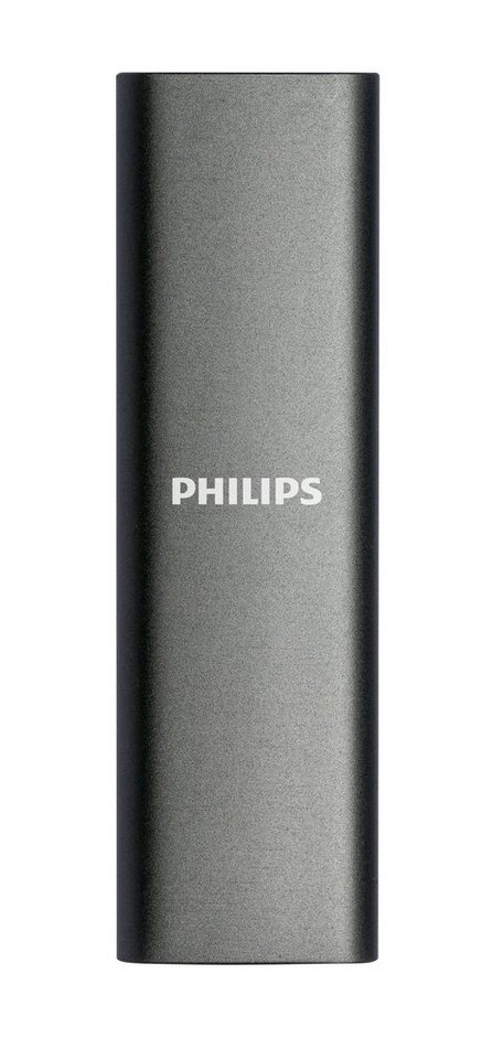 Philips FM25SS030P/00 externe SSD (250GB) extern 540 MB/S Lesegeschwindigkeit, 520 MB/S Schreibgeschwindigkeit, Space Gray, Ultra Speed USB-C 3.2" von Philips