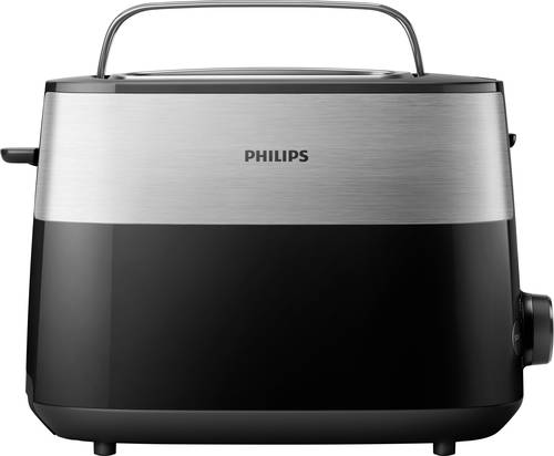 Philips HD2516/90 Daily Toaster Edelstahl, Schwarz Philips HD2516/90 Daily Toaster Edelstahl, Schwarz von Philips