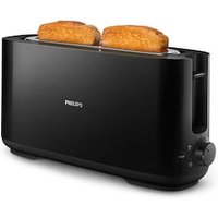 Philips HD2590/90 Daily Collection Toaster – lange Toastkammer, schwarz von Philips