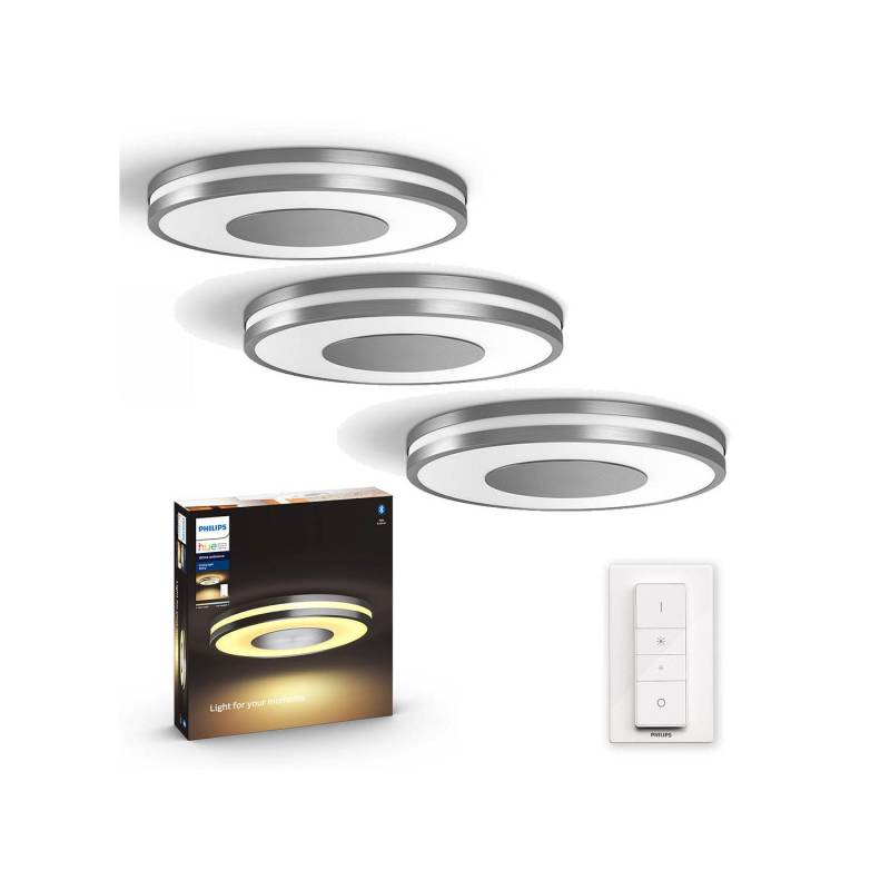 Philips Hue - 3x Being Deckenleuchte - White Ambiance - Bluetooth - Bundle von Philips Hue