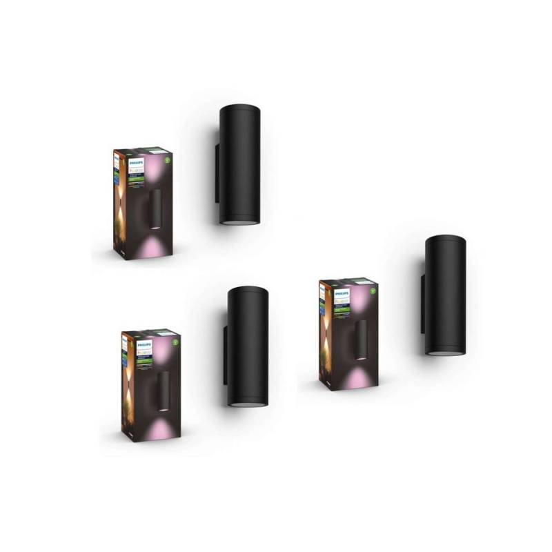 Philips Hue - 3x Appear Außenwandleuchte - Bundle von Philips Hue