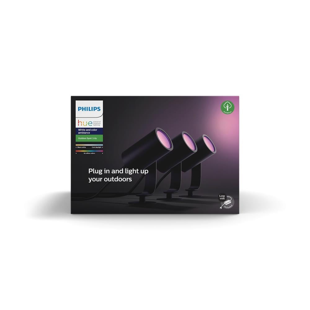 Philips Hue - Lily Außenstrahler Basis-Paket - Weiß&Farbe Ambiance Philips Hue - Lily Außenstrahler Basis-Paket - Weiß&Farbe Ambiance von Philips Hue