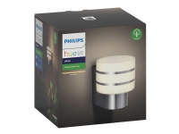 Philips Hue White Tuar - Wandleuchte - LED-Glühbirne - E27 - 9,5 W (entspricht 60 W) - warmweißes Licht - Inox von Philips