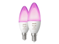Philips Hue White and Color Ambiance Kerzen – E14-Glühbirnen – 2er-Pack Philips Hue White and Color Ambiance Kerzen – E14-Glühbirnen – 2er-Pack von Philips