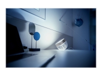 Philips Hue White and Color ambiance Iris Tischleuchte silber Special Edition, Intelligente Tischleuchte, Bluetooth/Zigbee, Silber, LED, Nicht austauschbare(s) Leuchtmittel, Weiß von Philips