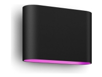 Philips Hue White and colour ambience Dymera indoor and outdoor wall light, Smart wall light, Bluetooth, Black, LED, Metal, Non-changeable bulb(s) Philips Hue White and colour ambience Dymera indoor and outdoor wall light, Smart wall light, Bluetooth, Black, LED, Metal, Non-changeable bulb(s) von Philips