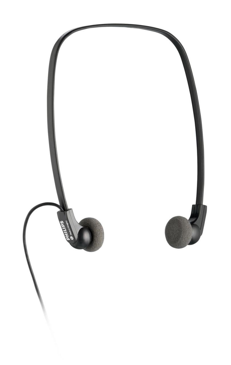 Philips In-Ear-Kopfhörer Unterkinn LFH0334 schwarz von Philips