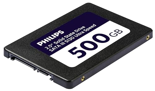 Philips Interne SSD 2.5" SATA III 500 GB S130 Ultra Speed, Lesegeschwindigkeit bis zu 550 MB/s Philips Interne SSD 2.5" SATA III 500 GB S130 Ultra Speed, Lesegeschwindigkeit bis zu 550 MB/s von Philips