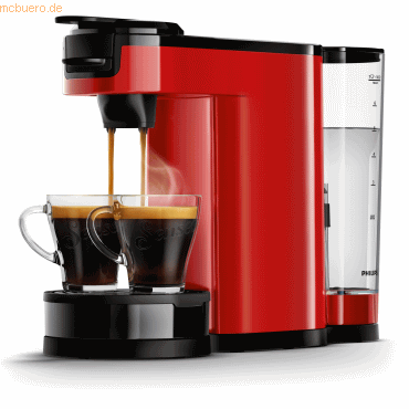 Philips Kaffeemaschine Senseo Switch HD6592/84 rot Philips Kaffeemaschine Senseo Switch HD6592/84 rot von Philips
