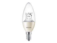 Philips Kerzenlampe (dimmbar), 6 W, 40 W, E14, 470 lm, 15000 h, Warmweiß von Philips