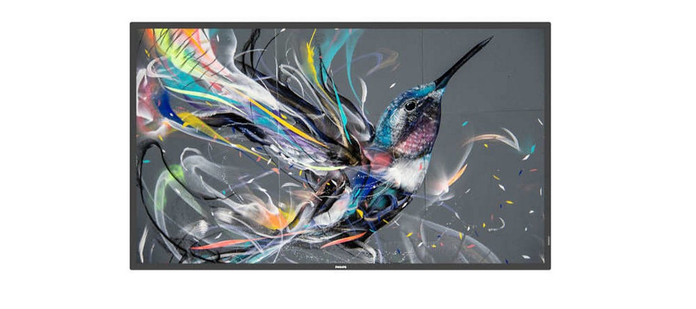 Philips LCD-Display 55BDL3511Q - 140 cm (55) - 3840 x 2160 4K UHD TFT-Monitor (3840 x 2160 px, 4K Ultra HD, 9 ms Reaktionszeit, Lautsprecher) von Philips