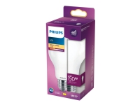 Philips - LED-Glühbirne - Form: A67 - mattiert - E27 - 17,5 W (entspricht 150 W) - Klasse A++ - warmweißes Licht - 2700 K von Philips