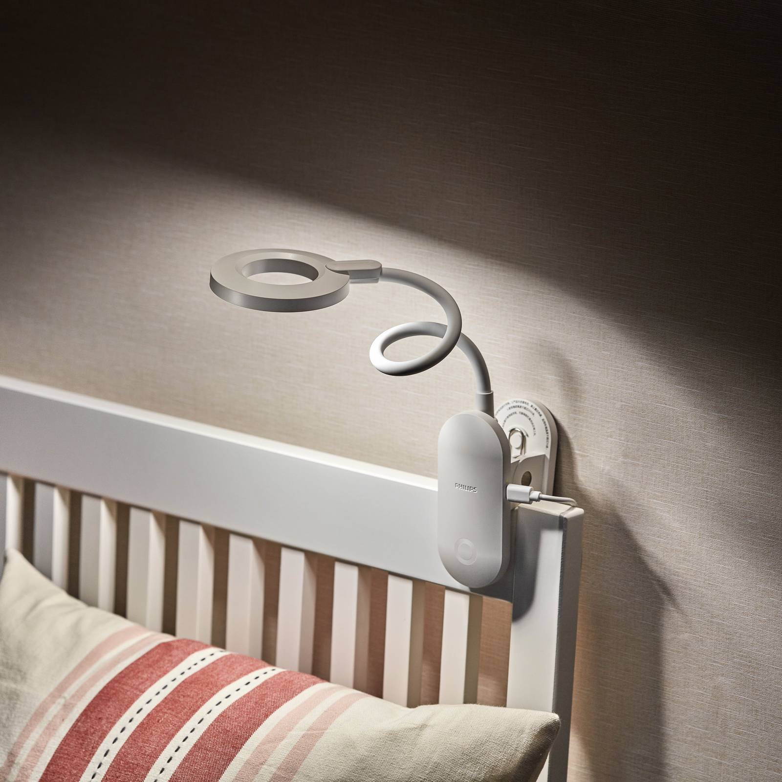 Philips LED-Klemmleuchte Forys mit Akku Philips LED-Klemmleuchte Forys mit Akku von Philips