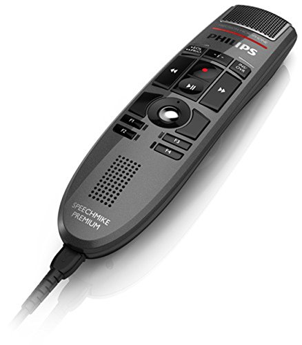 Philips LFH3500 SpeechMike Premium USB-Diktiermikrofon Präzisionsmikrofon Steuerung per Drucktasten von Philips