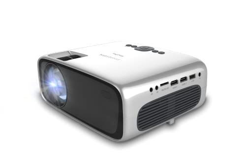 Philips NeoPix Ultra One – True Full HD-Projektor mit Apps und integriertem Media-Player, Grey von Philips