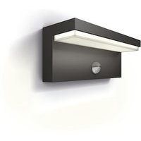 Philips Outdoor Ultra-Efficient Bustan Wandleuchte 3.8W, Bewegungssensor anthraz Philips Outdoor Ultra-Efficient Bustan Wandleuchte 3.8W, Bewegungssensor anthraz von Philips