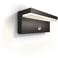 Philips Outdoor Ultra-Efficient Bustan Wandleuchte 3.8W, Bewegungssensor anthraz Philips Outdoor Ultra-Efficient Bustan Wandleuchte 3.8W, Bewegungssensor anthraz von Philips