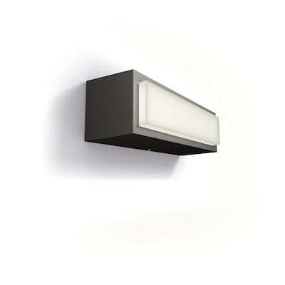 Philips Outdoor Ultra-Efficient Stratosphere Wandleuchte 3.8W, anthrazit Philips Outdoor Ultra-Efficient Stratosphere Wandleuchte 3.8W, anthrazit von Philips