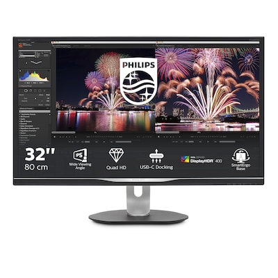 Philips P-Line 328P6AUBREB 80cm (31,5") QHD IPS Design Monitor 16:9 DVI/HDMI/DP von Philips