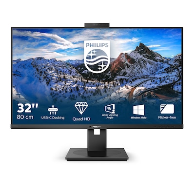Philips P-line 326P1H 80cm (31,5") QHD IPS Office Monitor 16:9 HDMI/DP/USB-C PD90W 75Hz 4ms von Philips