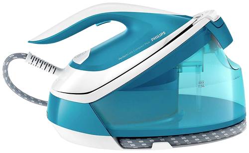 Philips PerfectCare Compact Plus GC7920/20 Dampfbügelstation 2400W Hellblau, Weiß Philips PerfectCare Compact Plus GC7920/20 Dampfbügelstation 2400W Hellblau, Weiß von Philips