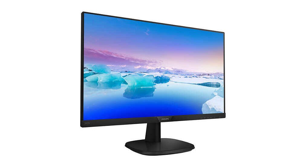 Philips Philips 243V7QDSB/00 LCD-Monitor (1.920 x 1.080 Full HD, 5 ms Reaktionszeit, IPS Panel) von Philips