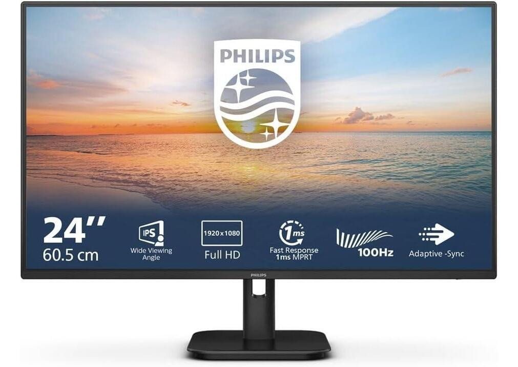 Philips Philips 24E1N1100A TFT-Monitor (1.920 x 1.080 Full HD, 1 ms Reaktionszeit, 100 Hz, IPS Panel) von Philips