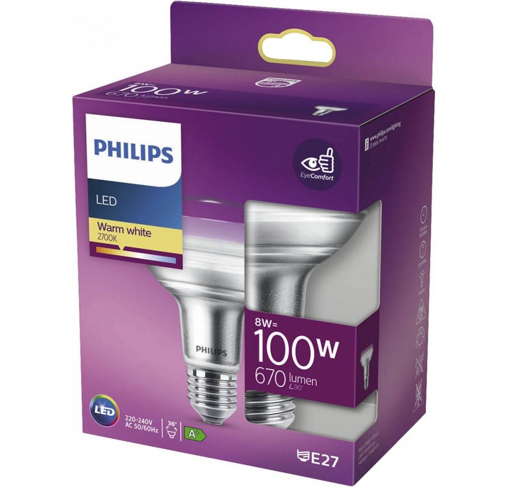 Philips Philips LED CLA 100W R80 E27 Warmweißes Licht. Elektro-Kabel, E27, Warmweißes Licht Philips Philips LED CLA 100W R80 E27 Warmweißes Licht. Elektro-Kabel, E27, Warmweißes Licht von Philips