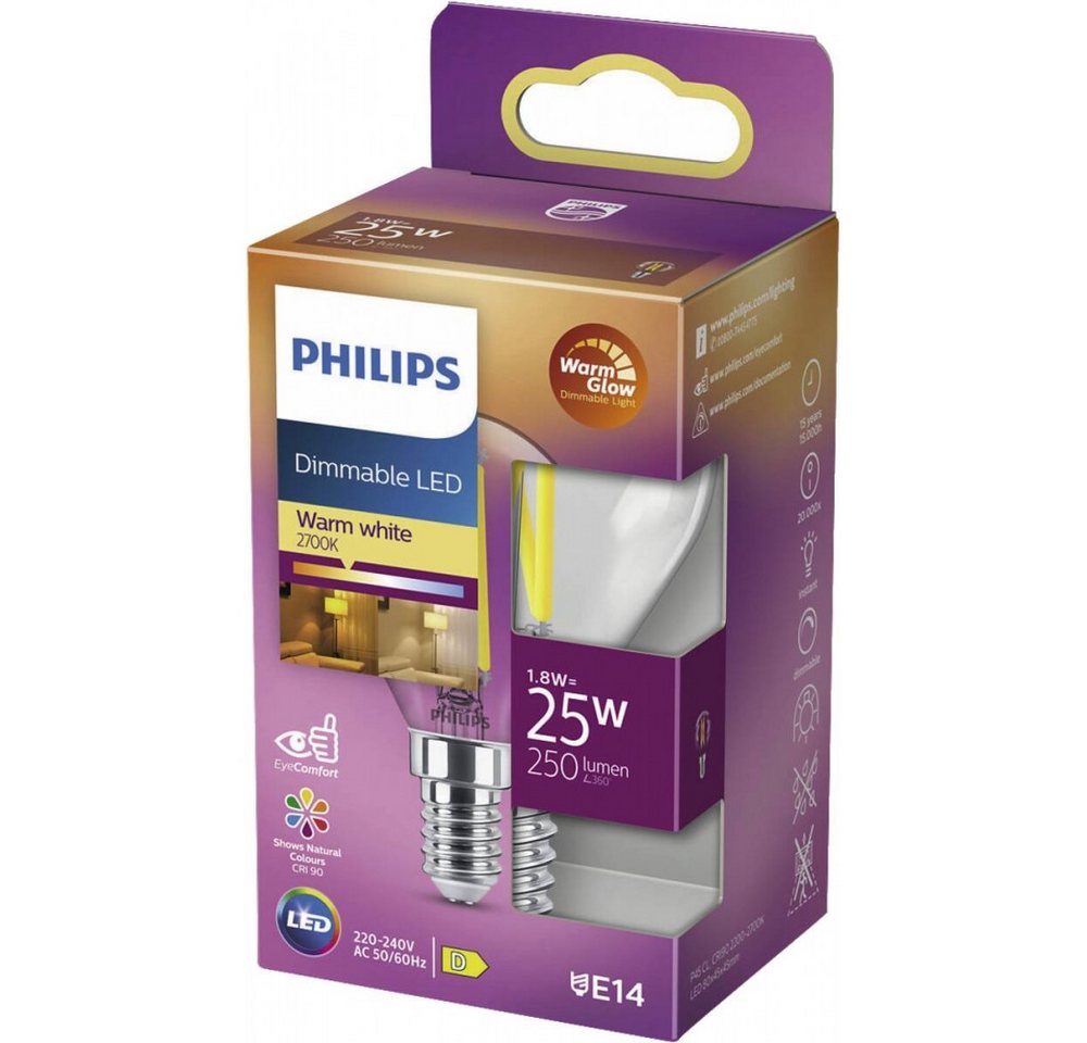Philips Philips LED Tropfenlampe 25W E14 dimmbar. Elektro-Kabel, E14, Dimmbare LED-Tropfenlampe Philips Philips LED Tropfenlampe 25W E14 dimmbar. Elektro-Kabel, E14, Dimmbare LED-Tropfenlampe von Philips