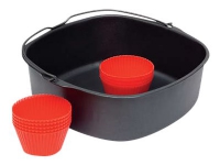 Philips Profikit zum Backen, Zubehör-Set für Airfryer XL, Zubehör-Set, Philips, Airfryer XL HD924x, HD926x, Schwarz, Rot, 240 mm, 240 mm Philips Profikit zum Backen, Zubehör-Set für Airfryer XL, Zubehör-Set, Philips, Airfryer XL HD924x, HD926x, Schwarz, Rot, 240 mm, 240 mm von Philips