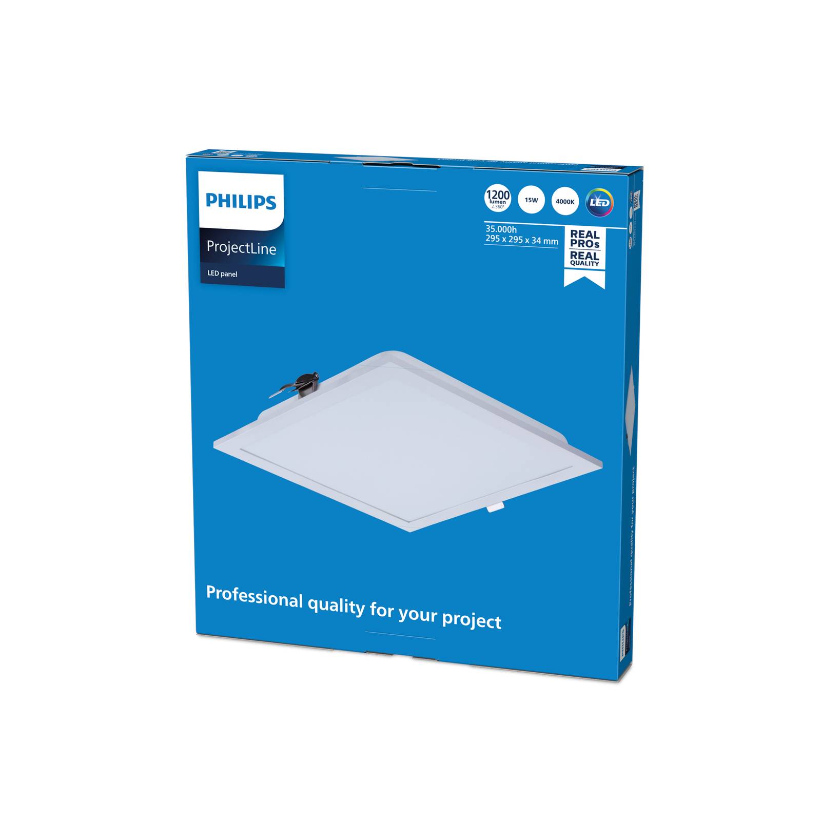 Philips ProjectLine LED-Panel weiß 4.000K 30x30 cm Philips ProjectLine LED-Panel weiß 4.000K 30x30 cm von Philips