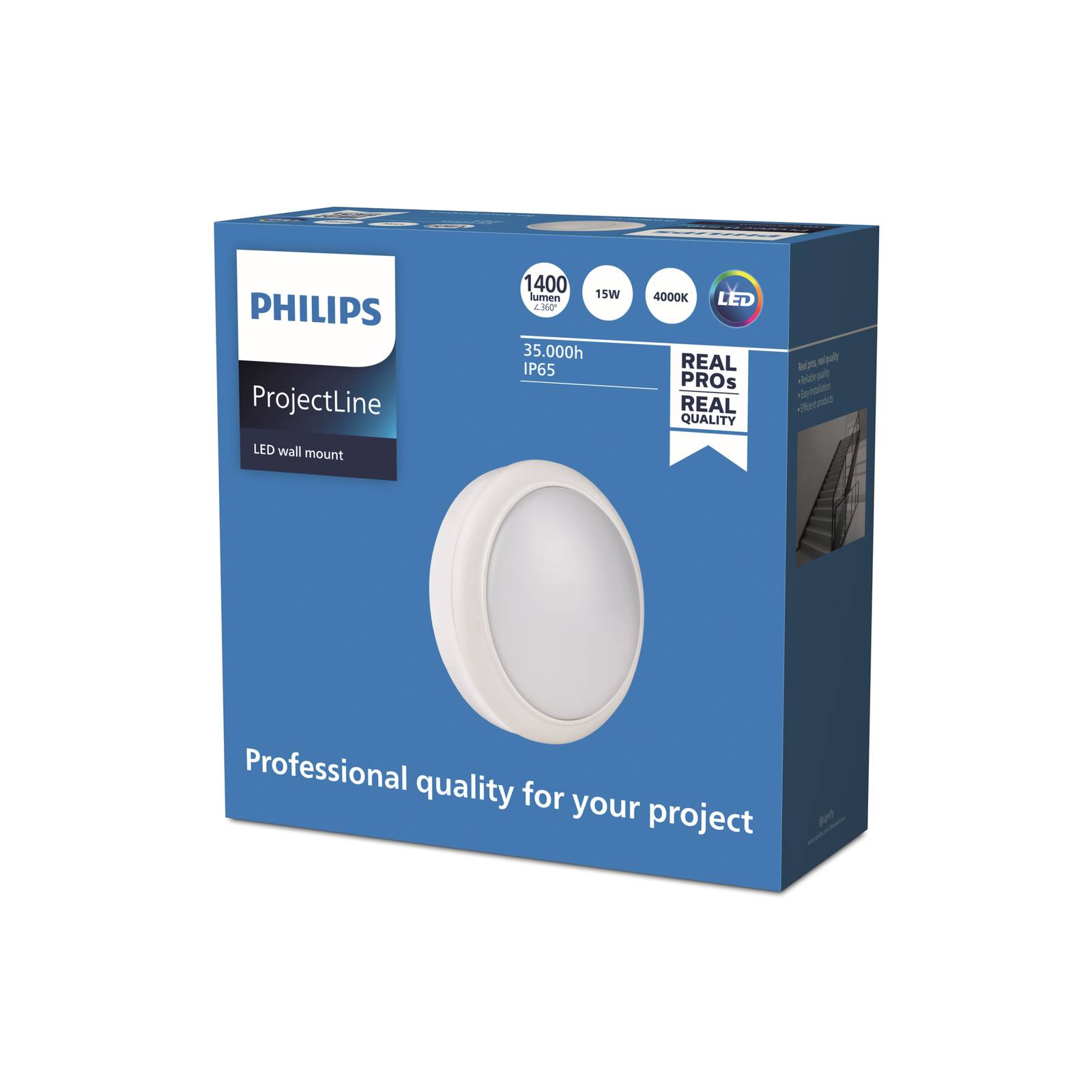 Philips ProjectLine LED-Wandleuchte Ø 18,2cm 4000K Philips ProjectLine LED-Wandleuchte Ø 18,2cm 4000K von Philips