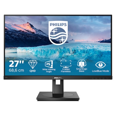 Philips S-Line 275S1AE 68,6cm (27") QHD IPS Monitor 16:9 HDMI/DVI/DP 75Hz Sync von Philips