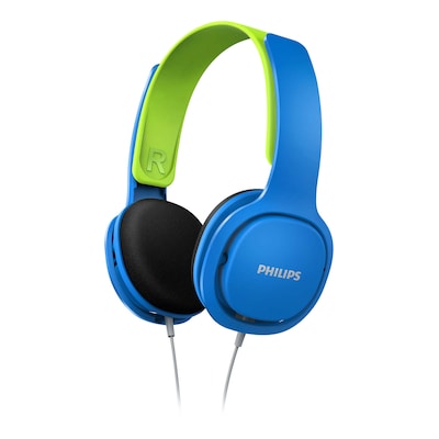 Philips SHK2000BL/00 On Ear Kopfhörer für Kinder - Blau / Grün von Philips
