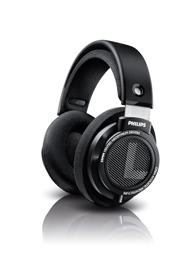 Philips SHP9500/00 HiFi-Kopfhörer mit 50mm Neodymium schwarz von Philips