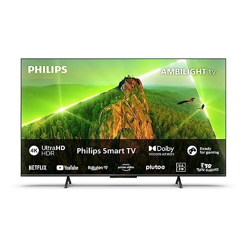 Philips Smart TV | 43PUS8108/12 | 108 cm (43 Zoll) 4K UHD LED Fernseher | 60 Hz | HDR | Dolby Vision | VRR | WiFi | Bluetooth von Philips