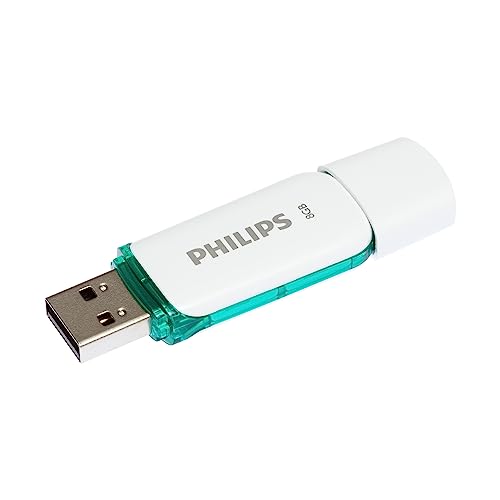 Philips Snow Edition 2.0 USB-Flash-Laufwerk 8GB für PC, Laptop, Computer Data Storage, Lesegeschwindigkeit bis zu 21MB/s von Philips