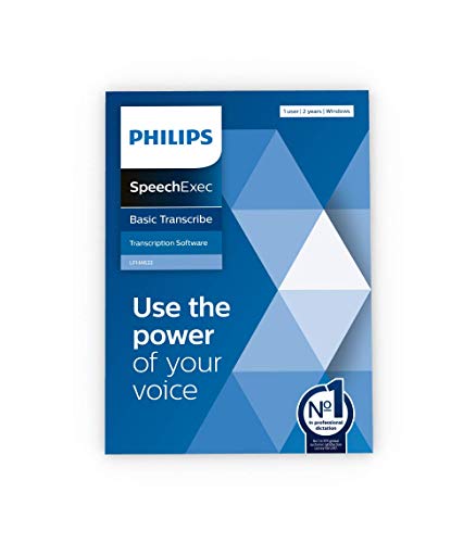 Philips Software SpeechExec 11 Basic Transcription Box – Abonnement für 2 Jahre von Philips