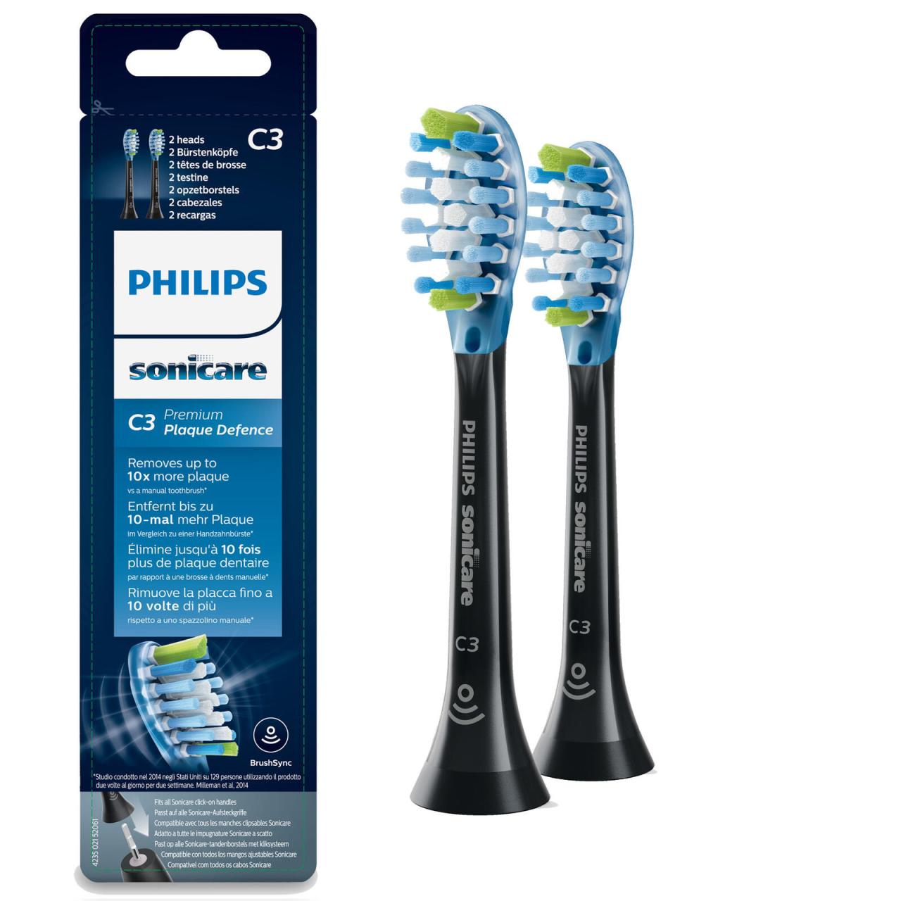 Philips Sonicare C3 Premium HX9042 Plaque Defence - Austausch-Bürstenkopf, 2 St Philips Sonicare C3 Premium HX9042 Plaque Defence - Austausch-Bürstenkopf, 2 St von Philips