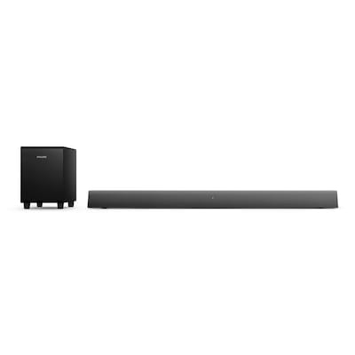 Philips Soundbar 2.1 TAB5308/10 schwarz mit kabellosem Subwoofer von Philips
